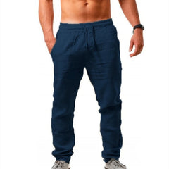 Men's Casual Linen Sports Trousers - Summer Style